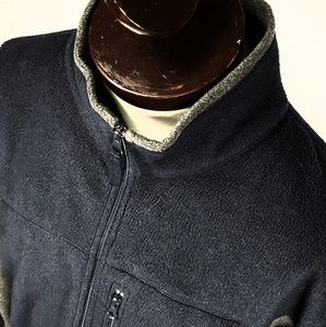 Bugle Boy Men's Large Fleece Full Zip Sweater